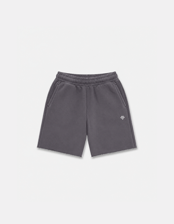 Heavyweight Warm Up Shorts (Washed Black)