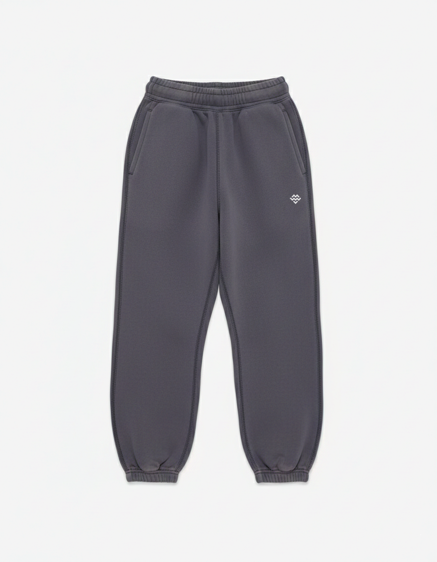Heavyweight Warm Up Joggers (Washed Black)