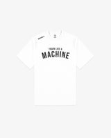 Train Like A Machine Tech T-Shirt (White)