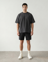 Heavyweight Warm Up Shorts (Black)