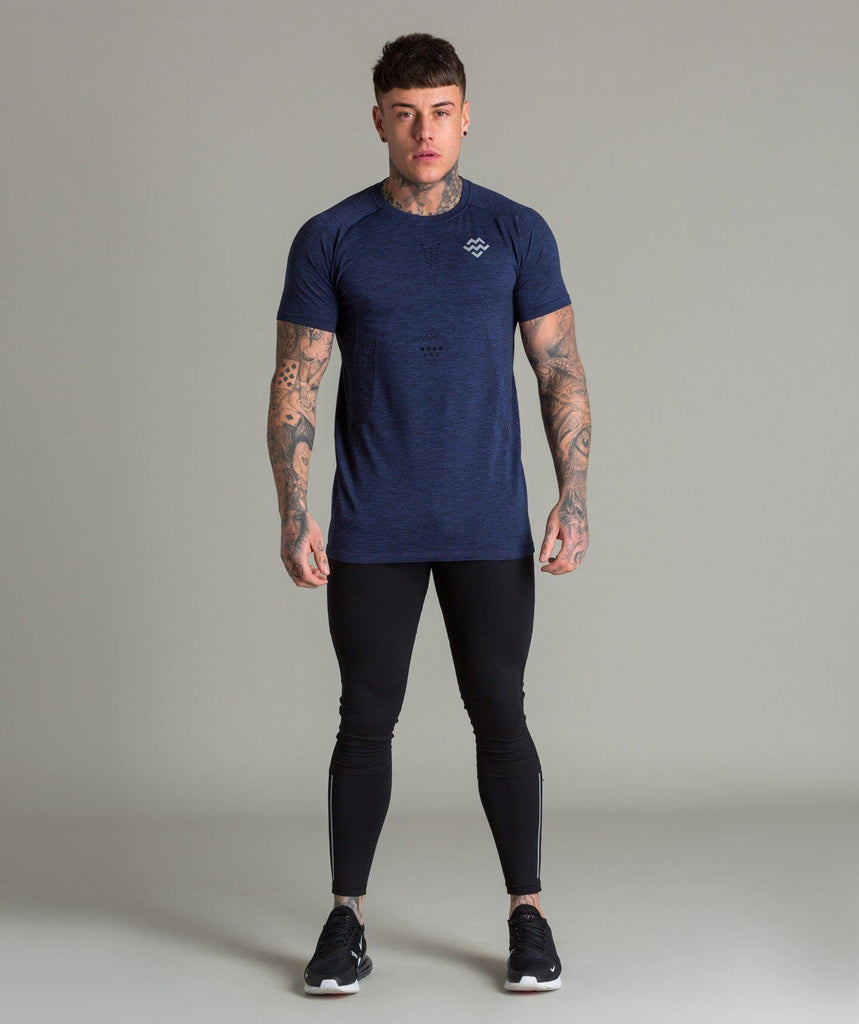 Exo-Knit T-Shirt (Navy) - Machine Fitness