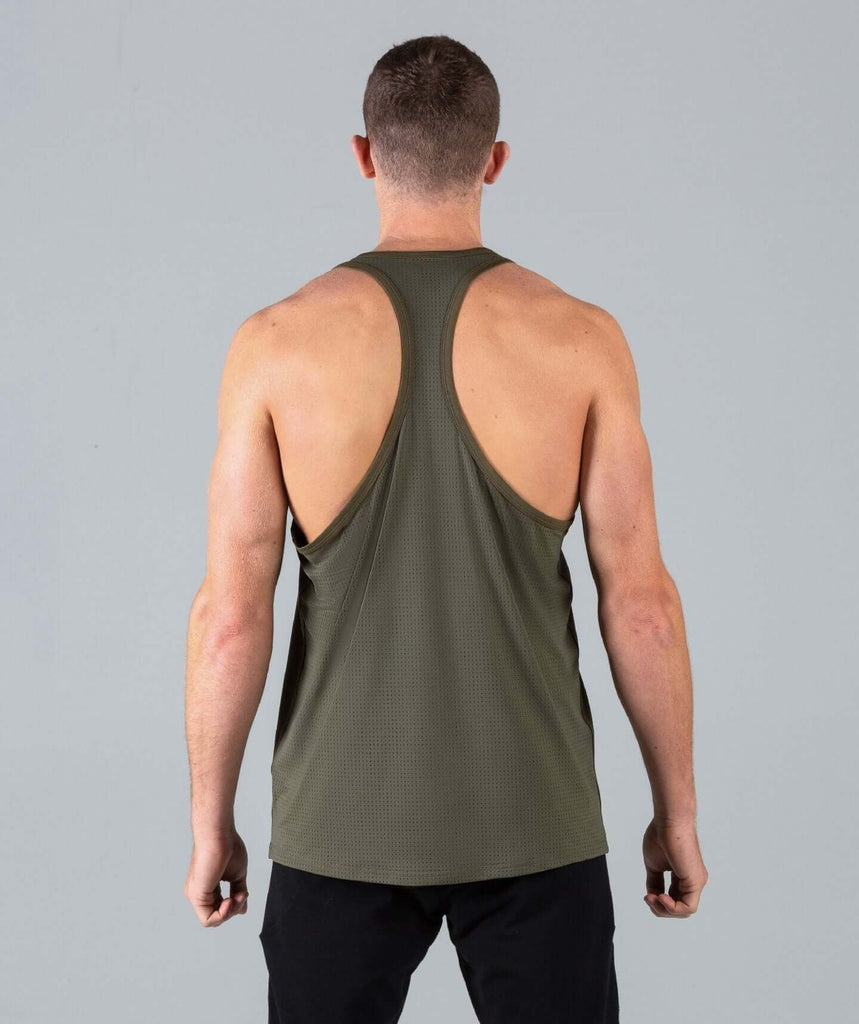 HyperFit V3 Stringer Vest (Khaki) - Machine Fitness