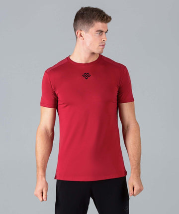 HyperFit V3 T-Shirt (Burgundy) - Machine Fitness