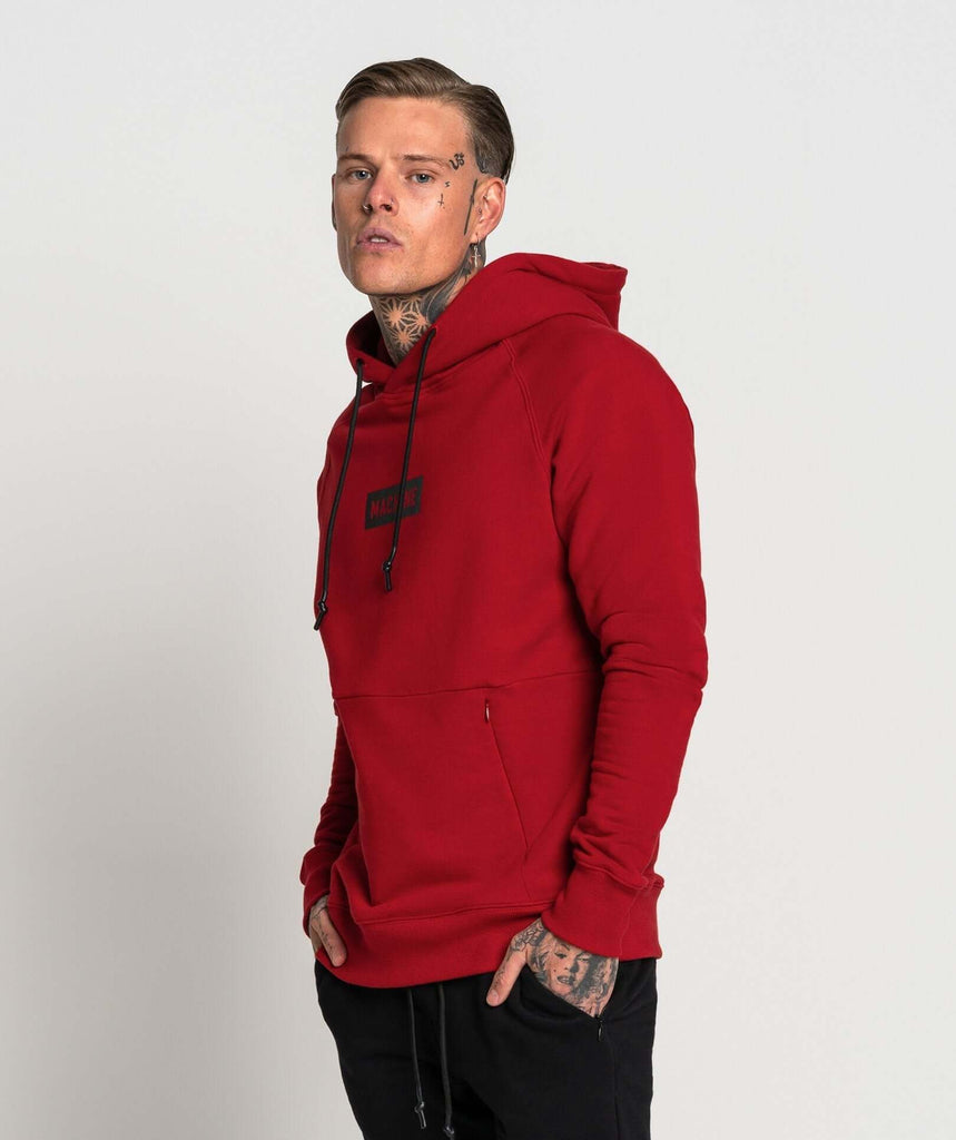 Pursuit Stampd Pullover (Deep Red) - Machine Fitness
