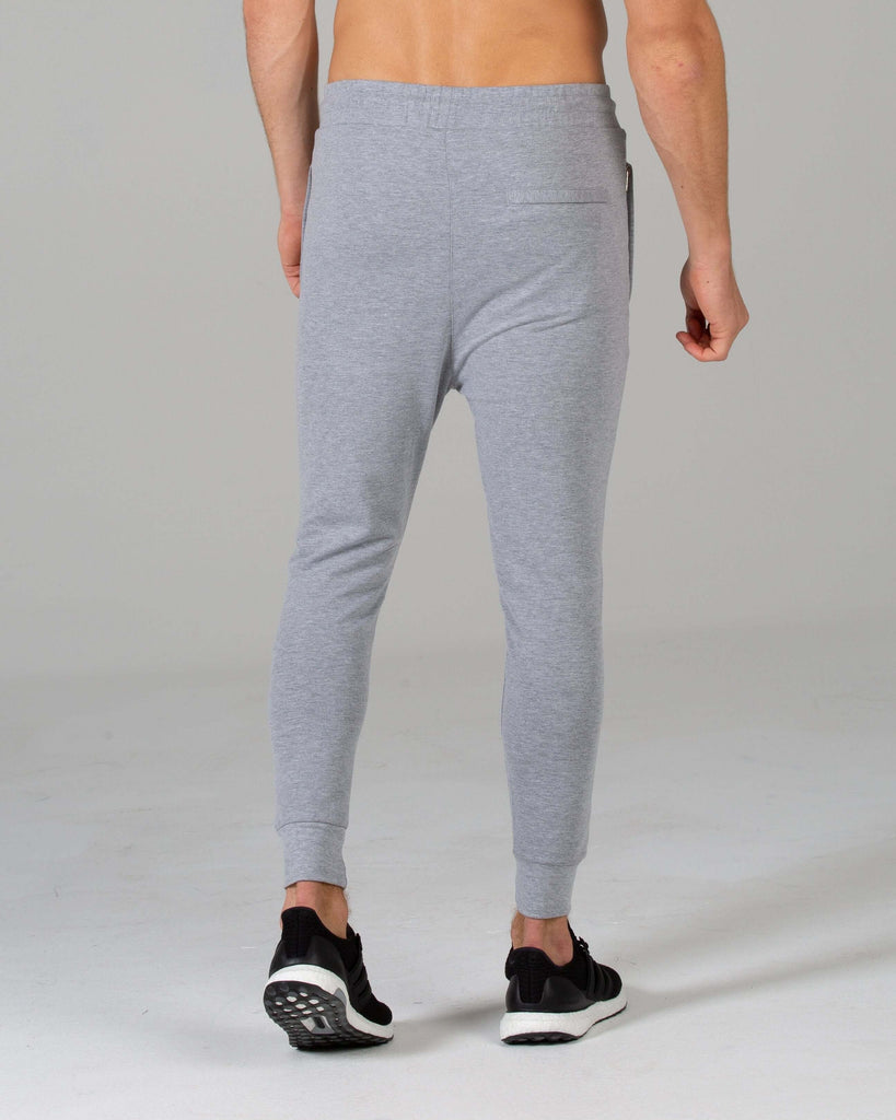 Rated Fitted Tapered Joggers (Grey) - Machine Fitness