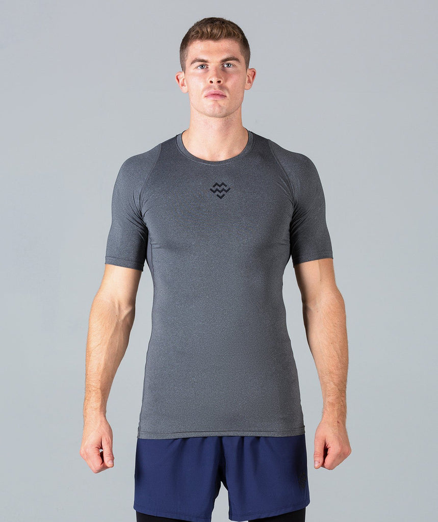 Rush Base Layer Short Sleeve (Grey) - Machine Fitness