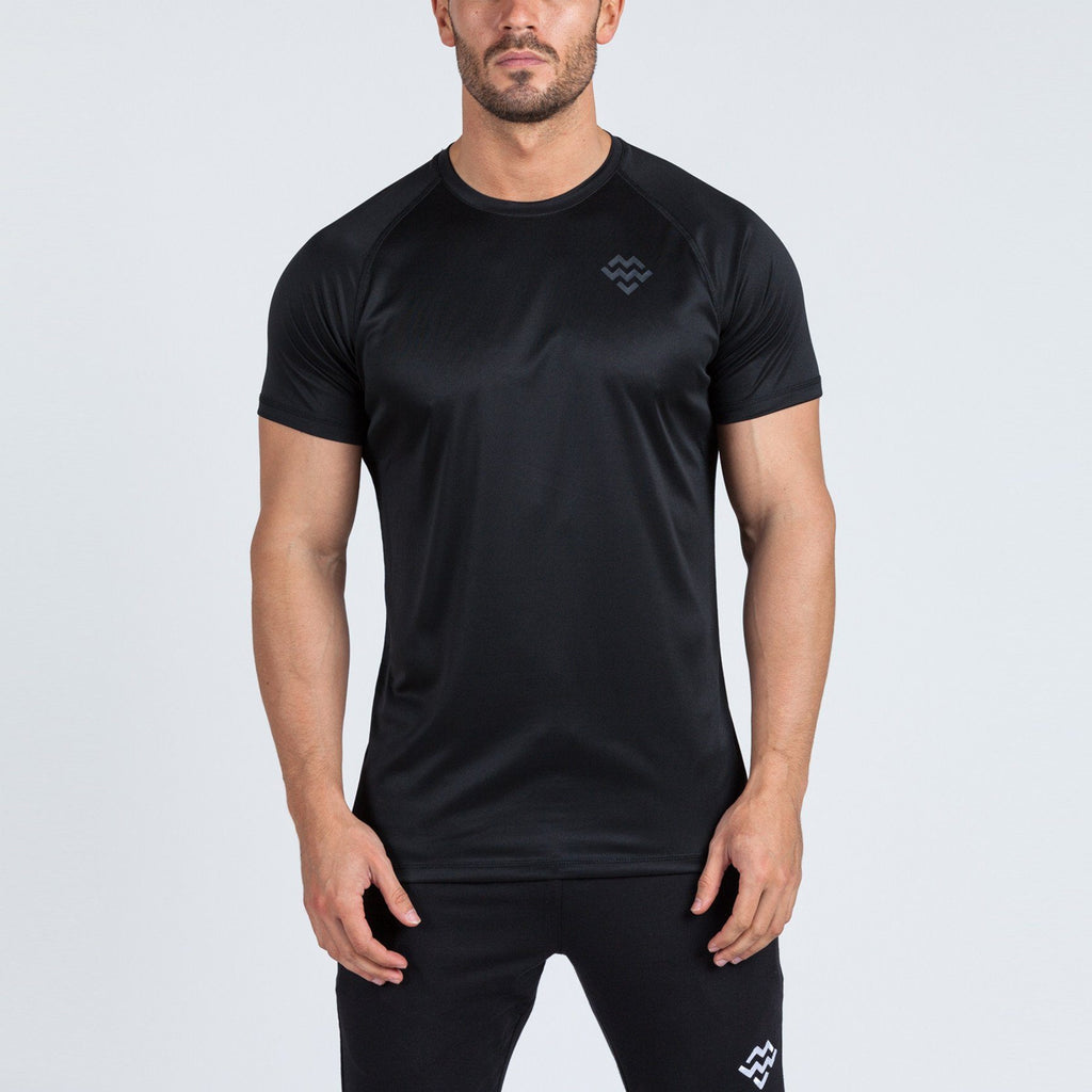 Strike T-Shirt (Black/Black) - Machine Fitness