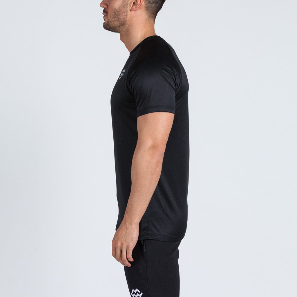Strike T-Shirt (Black/Grey) - Machine Fitness