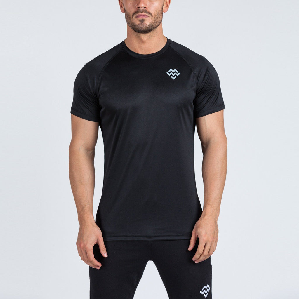 Strike T-Shirt (Black/Grey) - Machine Fitness